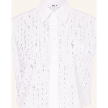 Dámská halenka Liu Jo Dámský Halenkový Top S Ozdobnými Kamínky, bílá, 36