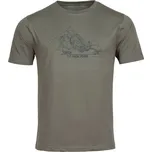 Pánské bavlněné triko Hight Point Atlas 1.0 laurel/khaki M