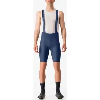 Cyklistické kalhoty Castelli Espresso 3 pánské kraťasy s vložkou a laclem Belgian Blue vel. M