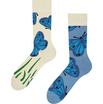 Pánská móda Veselé bambusové ponožky Motýl modrásek