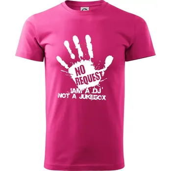 Iam a dj not a jukebox - ruka - Klasické pánské triko vyšší gramáže - XS ( Purpurová )