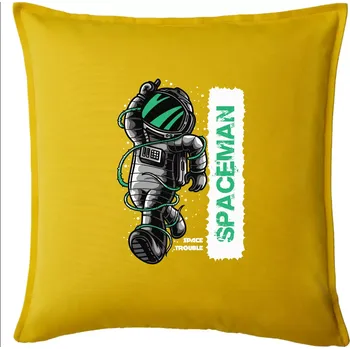 Polštář Spaceman trouble - Polštář 50x50 - 50x50 - Pouze potah ( Žlutá )