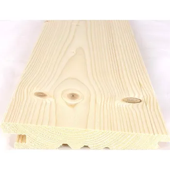 Obkladové palubky FASÁDNÍ (profil Diagonál) 26/14 x 146 x 4200 mm Severský smrk AB (4ks)