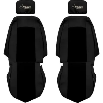 Ochranný autopotah Potahy sedadel (1+1) - Elegance S, MERCEDES SPRINTER II (01.2006-12.2017) & VOLKSWAGEN CRAFTER I (01.2006-12.2016) - Sedadlo pro jednoho cestujícího 1+1