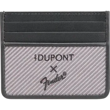 S.T. DUPONT - FENDER - LEATHER AND CANVAS - Pouzdro na karty a doklady