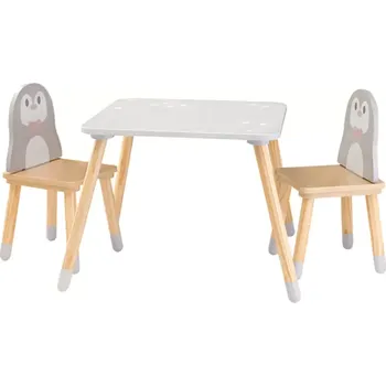 Dětský stůl Dětský set SAVER TYP 2 - tučňák - SLEVA 3% s kodem radost25