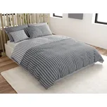 Povlečení z Renforcé bavlny CAPRIVI šedé hotelová kapsa Rozměr povlečení: 70x90 cm, 140x200 cm