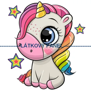 Látkový panel - Dětský - DE-113 Velikost: 25x25cm, Materiál: Teplákovina nepočesaná