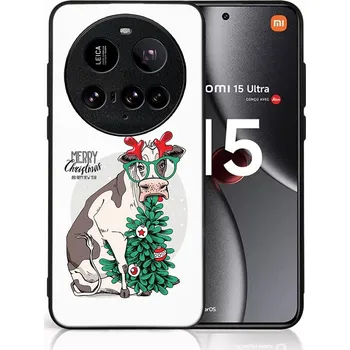 Vánoční dekorace VSECHNONAMOBIL 116307 MY ART Kryt s vánočním designem Xiaomi 15 Ultra MERRY CHRISTMAS (074)
