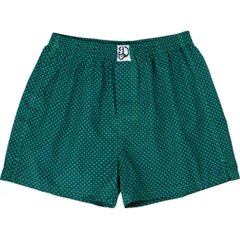 Trenýrky Modro-zelené pánské vzorované trenky