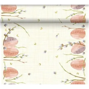 Jednorázový ubrus Šerpa TÉTE 0,4 x 24 m Dunicel WILLOW EASTER