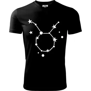 Chlapecké oblečení Souhvězdí - Taurus - Býk - Dětské triko sportovní (dresovina) - 158 cm/12 let ( Černá )