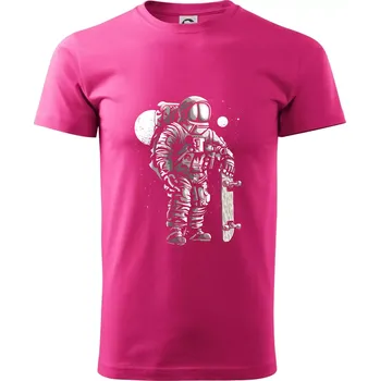 Pánská móda Astronaut Skater - Klasické pánské triko vyšší gramáže - M ( Purpurová )