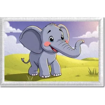 Textilie k potisku Pelisport Nášivka Slon tištěná 7,5 x 5 cm