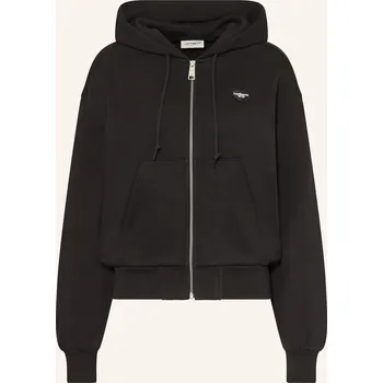 Dámské oblečení Carhartt Wip Dámská Mikinová Bunda W' Hodded Heart, černá /...