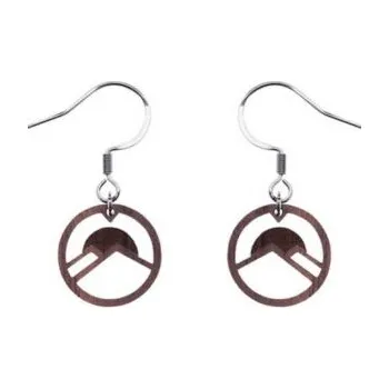 Náušnice Dřevěné náušnice Sunset Earrings s možností výměny či vrácení do 30 dnů - EAD6