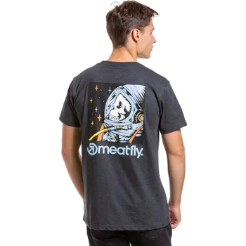 Pánské tričko Meatfly Cosmic tmavě šedá S