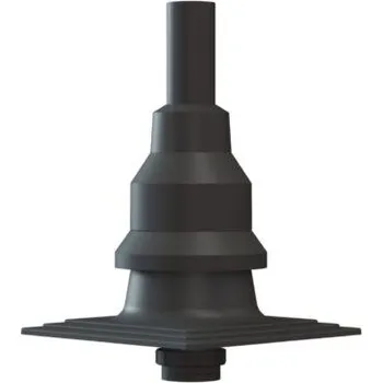 Kotel FLEX - komínová plastová hlavice černá DN80 - set 43884