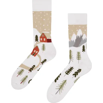 Dámské ponožky Dedoles Veselé teplé ponožky Sněhová krajina
