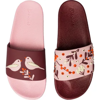 Dámská obuv Veselé pantofle Ptáčci a bobule