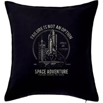 Polštář Space Adventure - Polštář 50x50 - 50x50 - Pouze potah ( Černá )