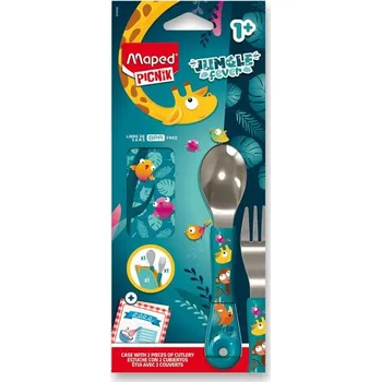 Příbor Příbor MAPED Miniz Jungle Fever - 2 ks