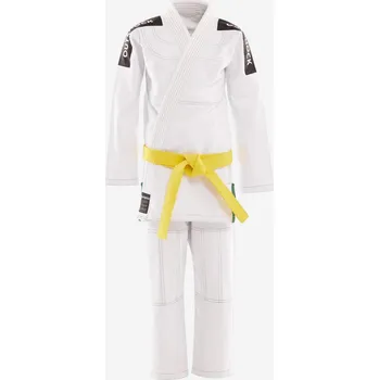 Kimono OUTSHOCK Dětské kimono na brazilské jiu-jitsu 500 M3 135-145 cm BÍLÁ