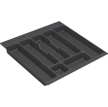 Příborník do zásuvky ADEO Vložka / příborník do 60cm šuplíku - CUTLERY antracit