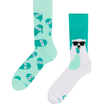 Pánské oblečení Veselé teplé ponožky Medvěd a nanuky