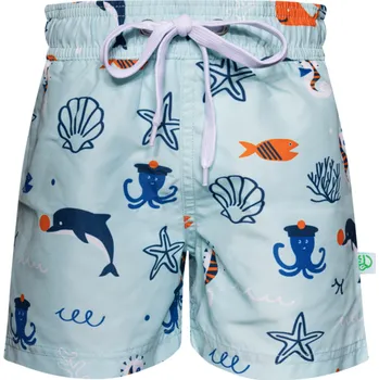 Chlapecké kraťasy Veselé chlapecké plavkové šortky Mořští kamarádi