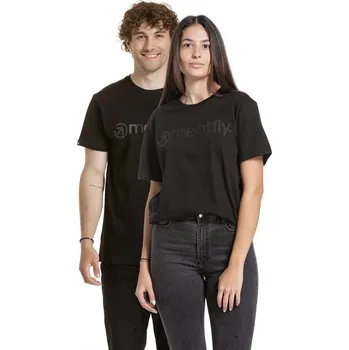 Meatfly pánské tričko Joe Black / Black | Černá | Velikost XS | 100% bavlna