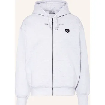 Pánská mikina Carhartt Wip Pánská Mikinová Bunda Heart, světle šedá /...