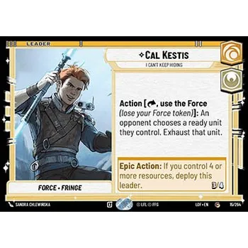 Sběratelská karetní hra Cal Kestis 015/264 - Legends of the Force Typ karty: Standard
