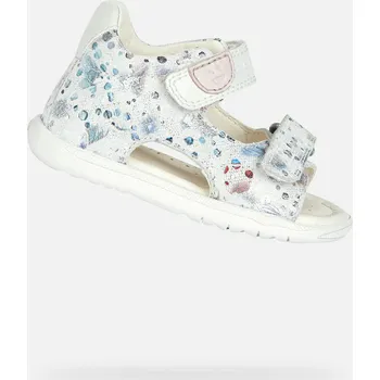 Dívčí tenisky Geox Dívčí Dívky první kroky Geox Macchia Krémová Bílá 22 (2869117)