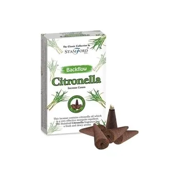 Čajovna Vonné kužely Stamford se zpětným tokem - Citronová tráva Citronella (Puckator)