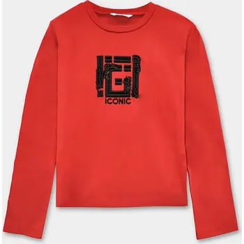 Dětské tričko s dlouhým rukávem Mayoral 7018.8B.Junior.9BYA červená 92X, vel. 162