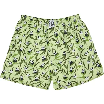 Trenýrky Veselé pánské trenky Pandy a bambus