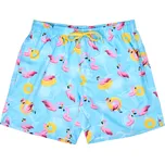 Veselé pánské plavky Plameňák na dovolené