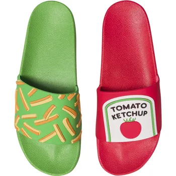 Dámská móda Veselé pantofle Hranolky s kečupem
