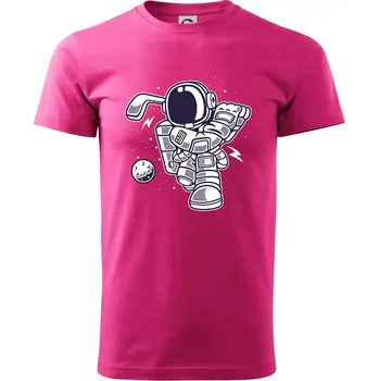 Pánská móda Florbalátor - Klasické pánské triko vyšší gramáže - M ( Purpurová )