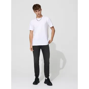 Pánské kalhoty Džíny joggers - 28/32 - House - šedá - 171GL-90J