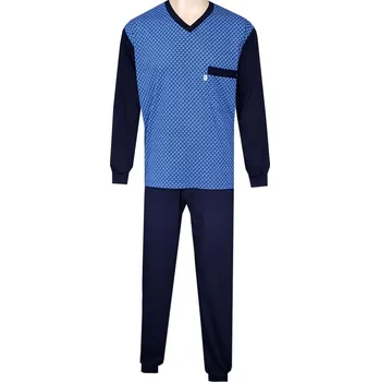 Pánské pyžamo Pánské Pyžamo Dlouhé FOLTÝN PD 374 Velikost: 6XL
