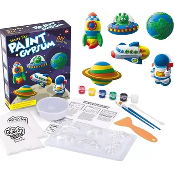 Dřevěná hračka Kreativní sada DIY Vesmírné dobrodružství KRTB2219 - SLEVA 3% s kodem radost25