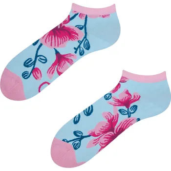Dámské ponožky Veselé kotníkové ponožky Orchidej