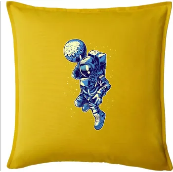 Polštář Astro basketbalista - Polštář 50x50 - 50x50 - Pouze potah ( Žlutá )