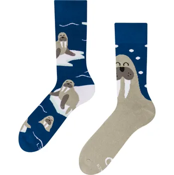 Dámské ponožky Veselé teplé ponožky Mrož