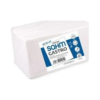 Papírový ubrousek Ubrousek 32 x 33 cm 1vrstvý bílý SAHM (500&nbsp;ks)