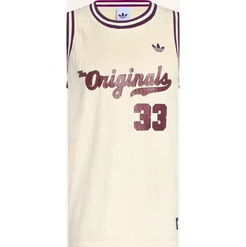 Pánské tílko Adidas Pánský Basketbalový Dres Basketball Jersey, krémová /...