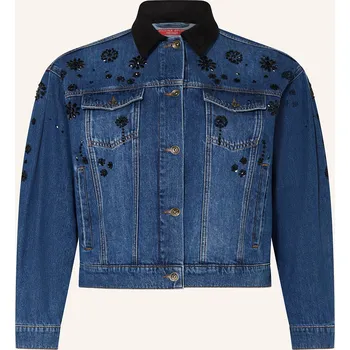 Dámská casual bunda Marina Rinaldi Dámská Džínová Bunda Quiete S Ozdobnými...