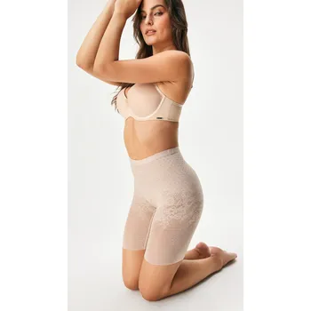 Dámské spodní prádlo Orhideja Lingerie Stahovací kalhotky Alanna s nohavičkou M pudrová